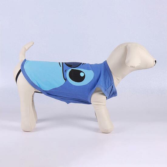 CAMISETA PARA PERRO SINGLE JERSEY STITCH BLUE image 4