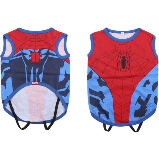 CAMISETA PARA PERRO SINGLE JERSEY SPIDERMAN RED image 0