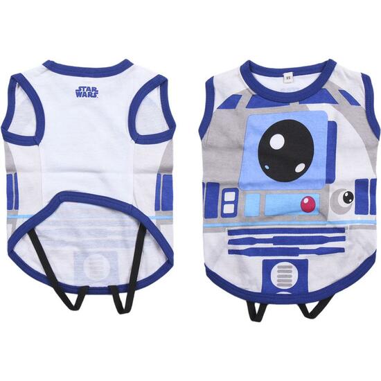 CAMISETA PARA PERRO SINGLE JERSEY STAR WARS R2-D2 BLUE image 0