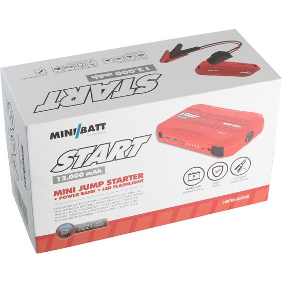 MINIARRANCADOR BATERÍA MINIBATT START (12.000 MAH) image 3