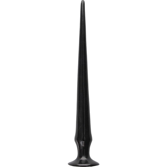 ASS SPIKE DILDO - 34 CM - BLACK image 0