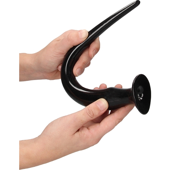 ASS SPIKE DILDO - 34 CM - BLACK image 3