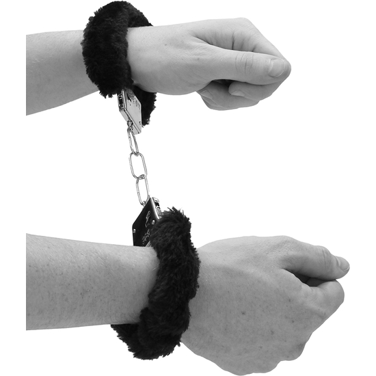BEGINNERS FURRY HAND CUFFS - WITH QUICK-RELEASE BUTTON image 7
