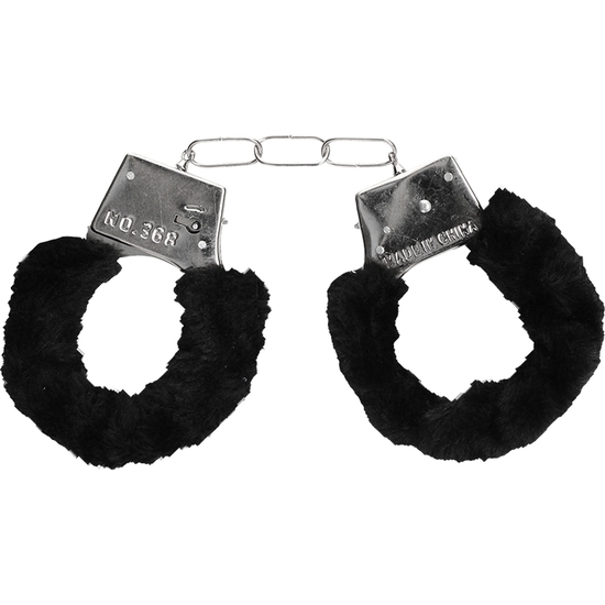 PLEASURE FURRY HAND CUFFS - WITH QUICK-RELEASE BUTTON image 6