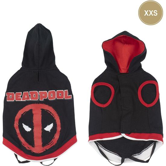 SUDADERA PARA PERRO XXS DEADPOOL BLACK image 0