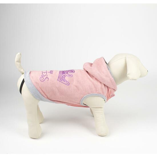 SUDADERA PARA PERRO XXS PRINCESS PINK image 3