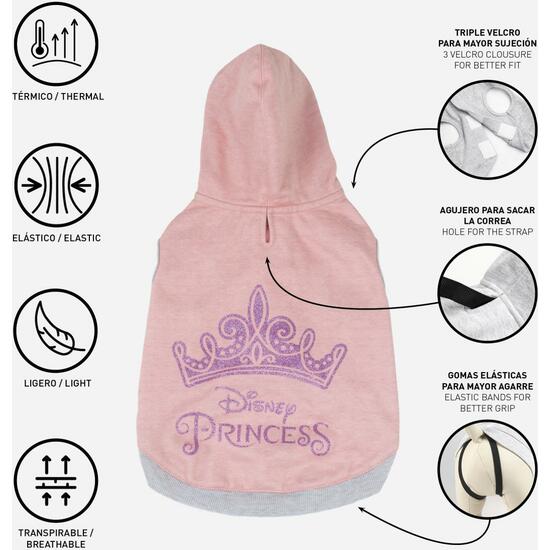 SUDADERA PARA PERRO XXS PRINCESS PINK image 5