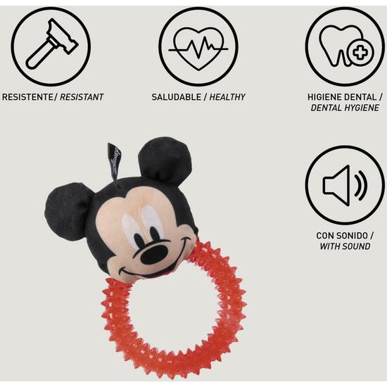MORDEDOR PARA PERRO MICKEY RED image 3