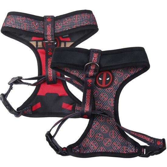 ARNÉS PREMIUM PARA PERROS XXS/XS DEADPOOL BLACK image 1