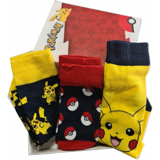 SET 3 CALCETINES POKEMON ADULTO SURTIDO image 0