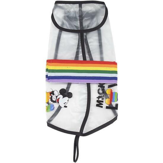 IMPERMEABLE AJUSTABLE PARA PERRO S DISNEY PRIDE BLACK image 1