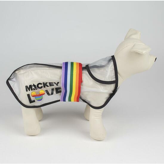 IMPERMEABLE AJUSTABLE PARA PERRO S DISNEY PRIDE BLACK image 3