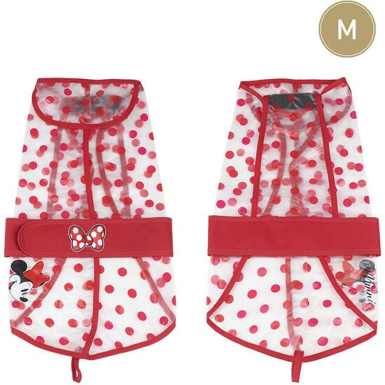 IMPERMEABLE AJUSTABLE PARA PERRO M MINNIE RED image 0
