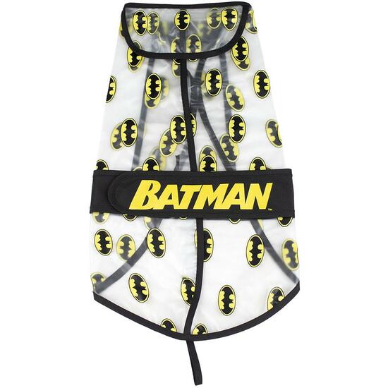 IMPERMEABLE AJUSTABLE PARA PERRO S BATMAN BLACK image 1