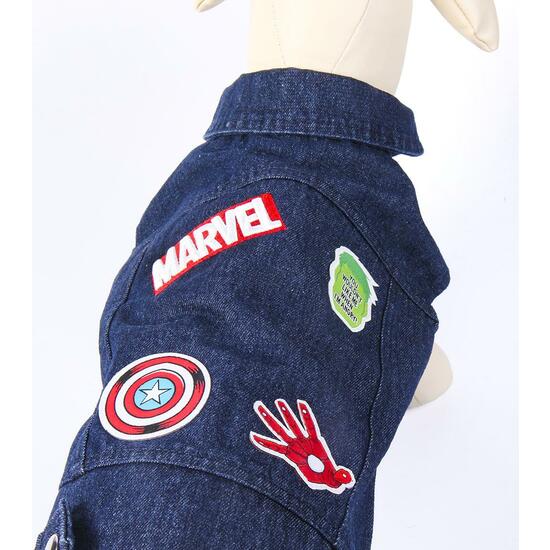 CHAQUETA VAQUERA PARA PERROS XS MARVEL BLUE image 4