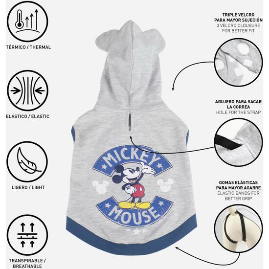 SUDADERA PARA PERRO XS MICKEY GRAY image 5