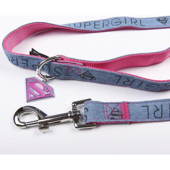 CORREA PARA PERROS S SUPERMAN PINK image 1