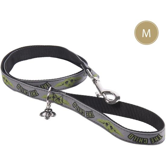 CORREA PARA PERROS M THE MANDALORIAN DARK GRAY image 0