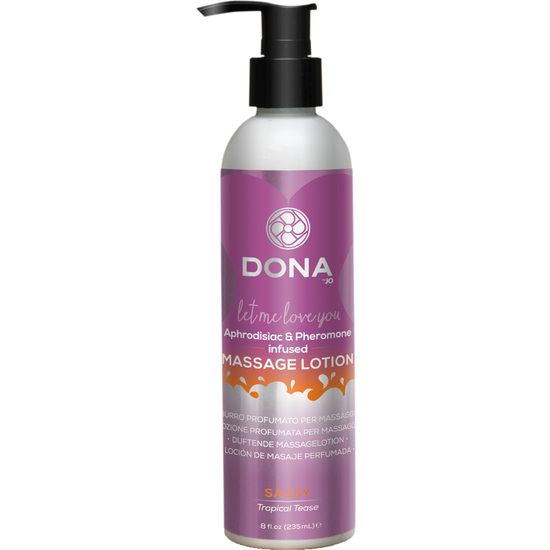 DONA MASSAGE LOTION SASSY 235 ML image 0