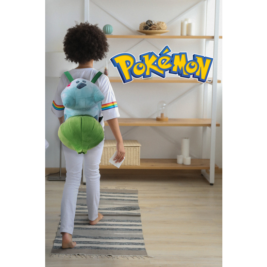 MOCHILA PELUCHE BULBASUR POKEMON 36CM image 7