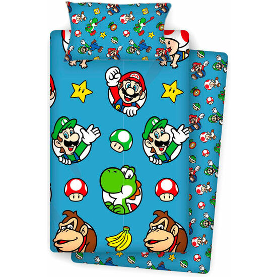 JUEGO SABANAS SUPER MARIO BROS 90CM image 0