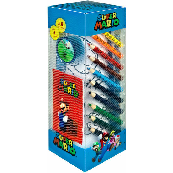 SET PAPELERIA SUPER MARIO BROS 35PZS image 0