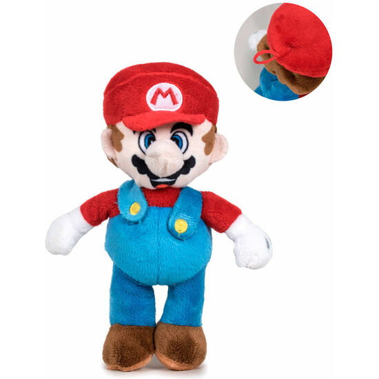 PELUCHE MARIO SUPER MARIO BROS NINTENDO SOFT 18CM image 1