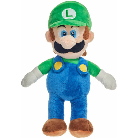 PELUCHE LUIGI SUPER MARIO BROS 35CM image 0