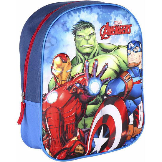 MOCHILA 3D LOS VENGADORES AVENGERS MARVEL 31CM image 0