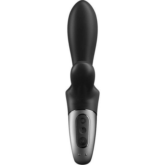 SATISFYER HEAT CLIMAX + WARMING ANAL VIBRATOR - BLACK image 2