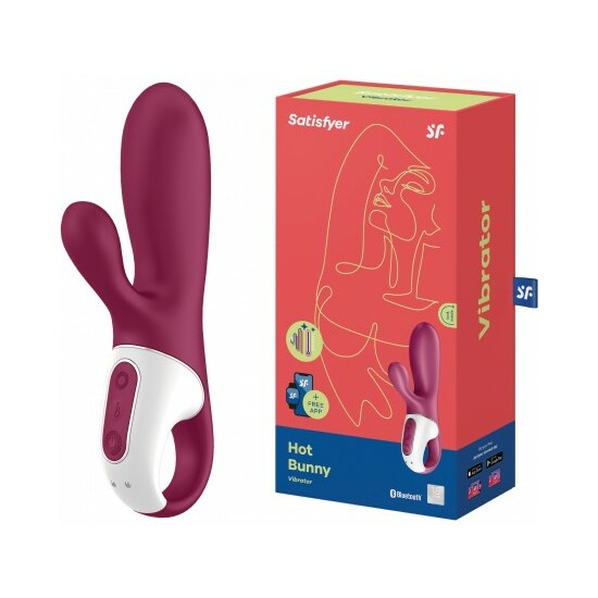 SATISFYER HOT BUNNY - HEATED RABBIT VIBRATOR image 0