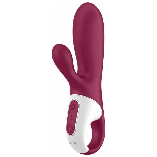 SATISFYER HOT BUNNY - HEATED RABBIT VIBRATOR image 1