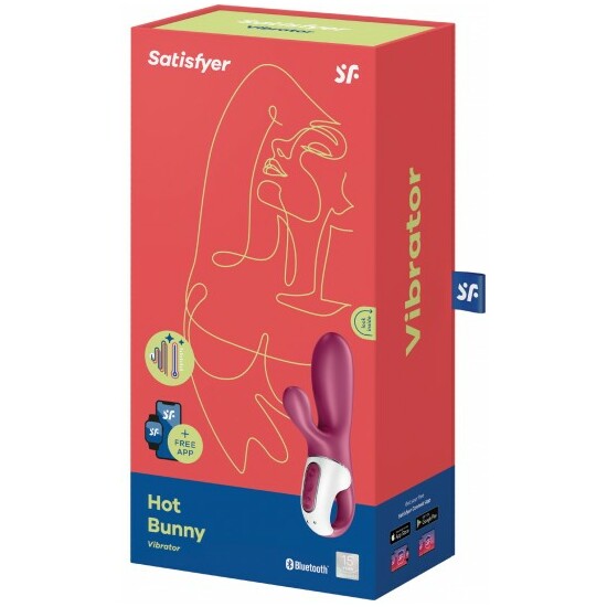 SATISFYER HOT BUNNY - HEATED RABBIT VIBRATOR image 4