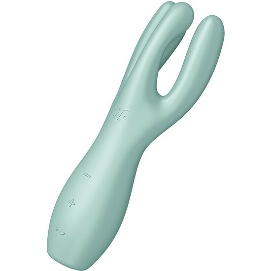 SATISFYER THREESOME 3 LAY-ON VIBRATOR - GREEN image 0