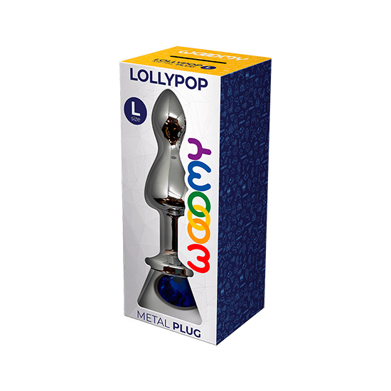 WOOOMY LOLLYPOP DOUBLE BALL METAL PLUG BLUE L image 4