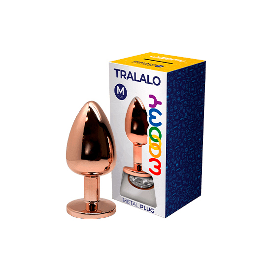 WOOOMY TRALALO ROSE GOLD METAL PLUG WHITE M image 0