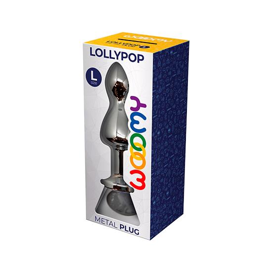 WOOOMY LOLLYPOP DOUBLE BALL METAL PLUG WHITE L image 4