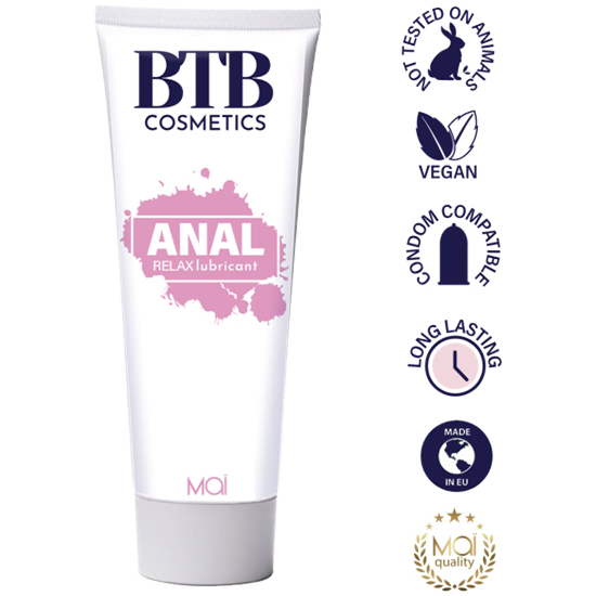 BTB LUBRICANTE BASE AGUA ANAL RELAX 100 ML image 0