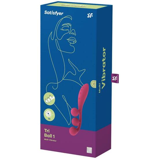 SATISFYER TRI BALL 1 - PINK image 1