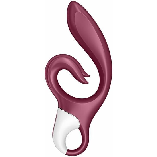 SATISFYER LOVE ME RABBIT VIBRATOR - RED image 2