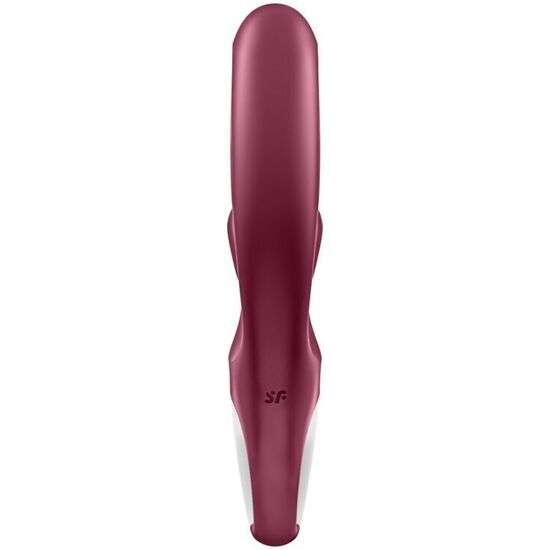 SATISFYER LOVE ME RABBIT VIBRATOR - RED image 3