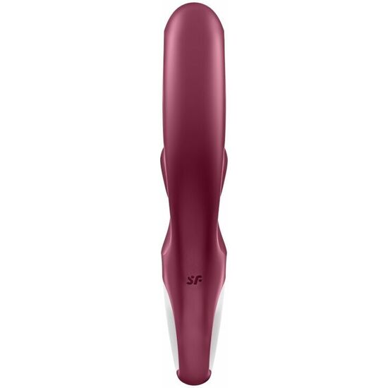 SATISFYER LOVE ME RABBIT VIBRATOR - RED image 3