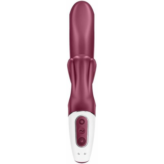 SATISFYER LOVE ME RABBIT VIBRATOR - RED image 4