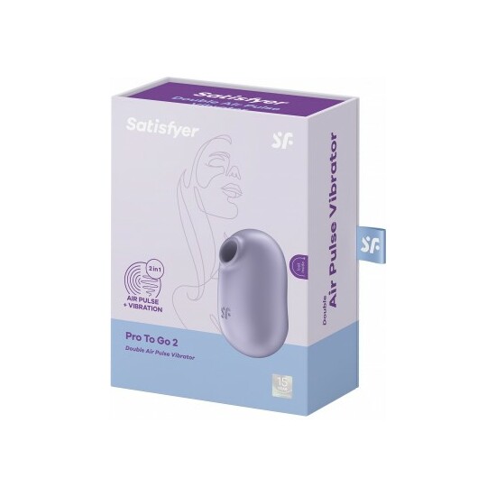 SATISFYER PRO TO GO 2 - VIOLET image 1