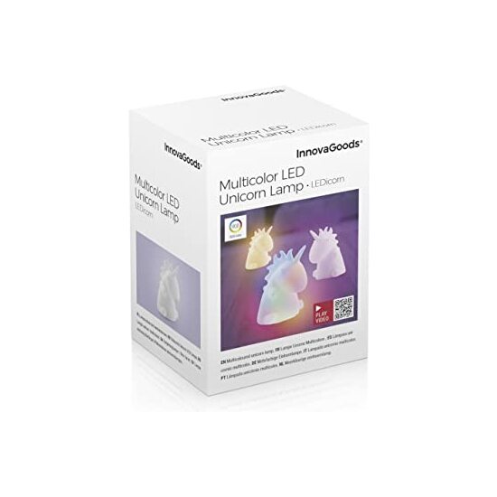 LÁMPARA UNICORNIO MULTICOLOR LEDICORN INNOVAGOODS image 4