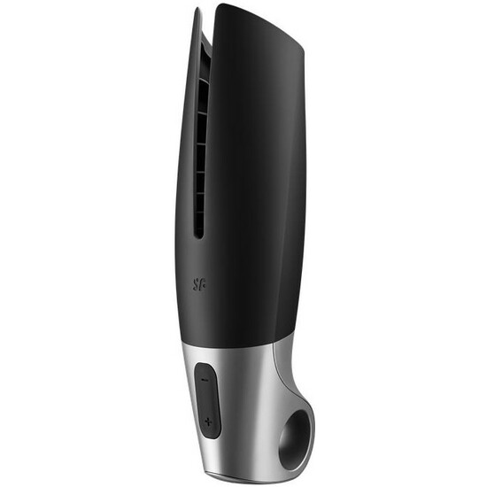 SATISFYER POWER MASTURBATOR - BLACK / SILVER image 2