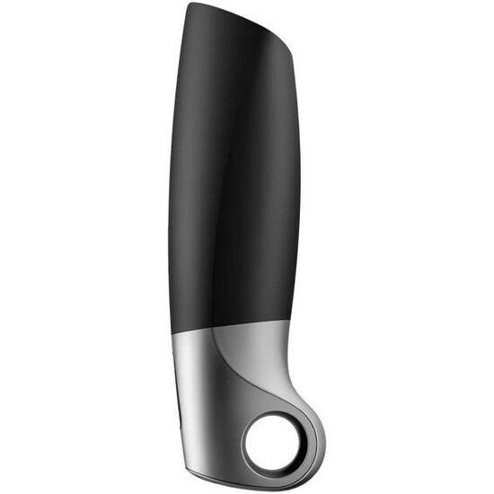 SATISFYER POWER MASTURBATOR - BLACK / SILVER image 3