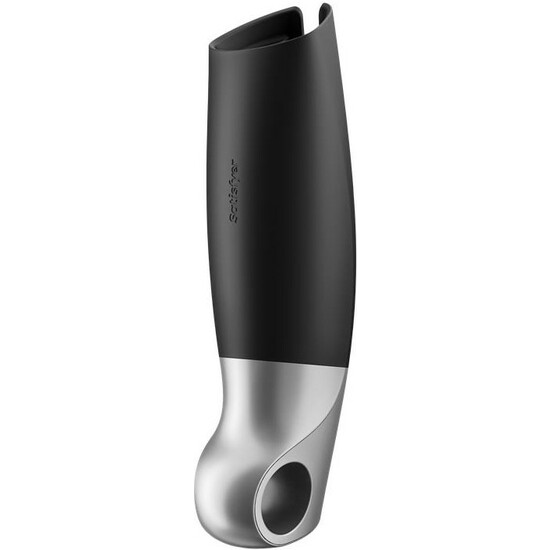 SATISFYER POWER MASTURBATOR - BLACK / SILVER image 6