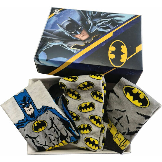 SET 3 CALCETINES BATMAN DC COMICS ADULTO SURTIDO image 0