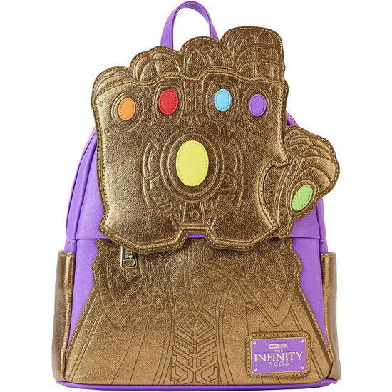 MOCHILA GUANTELETE THANOS MARVEL LOUNGEFLY 26CM image 1